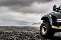 Super-Jeep in Sólheimsandur
