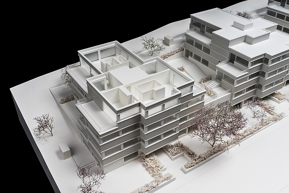 Halter AG, Glaubtenstrasse in Zürich-Affoltern (Modellbauer: K-Atelier)