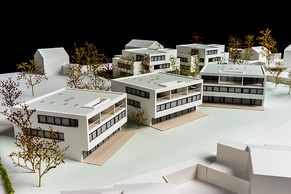 Steiner AG, Wild Bär Heule Architekten AG, Mariazellweg in Sursee (Modellbauer: K-Atelier)