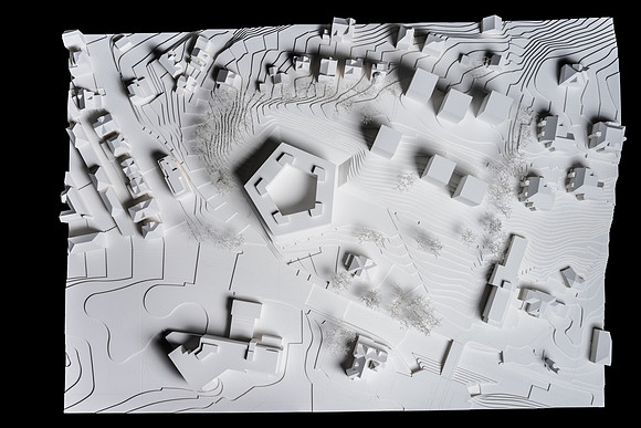 Fawad Kazi Architekt, Projektwettbewerb Neubau Bundesverwaltungsgericht  (Modellbauer: Atelier 8)